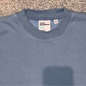 TNA Crewneck Sweater in Slate Blue